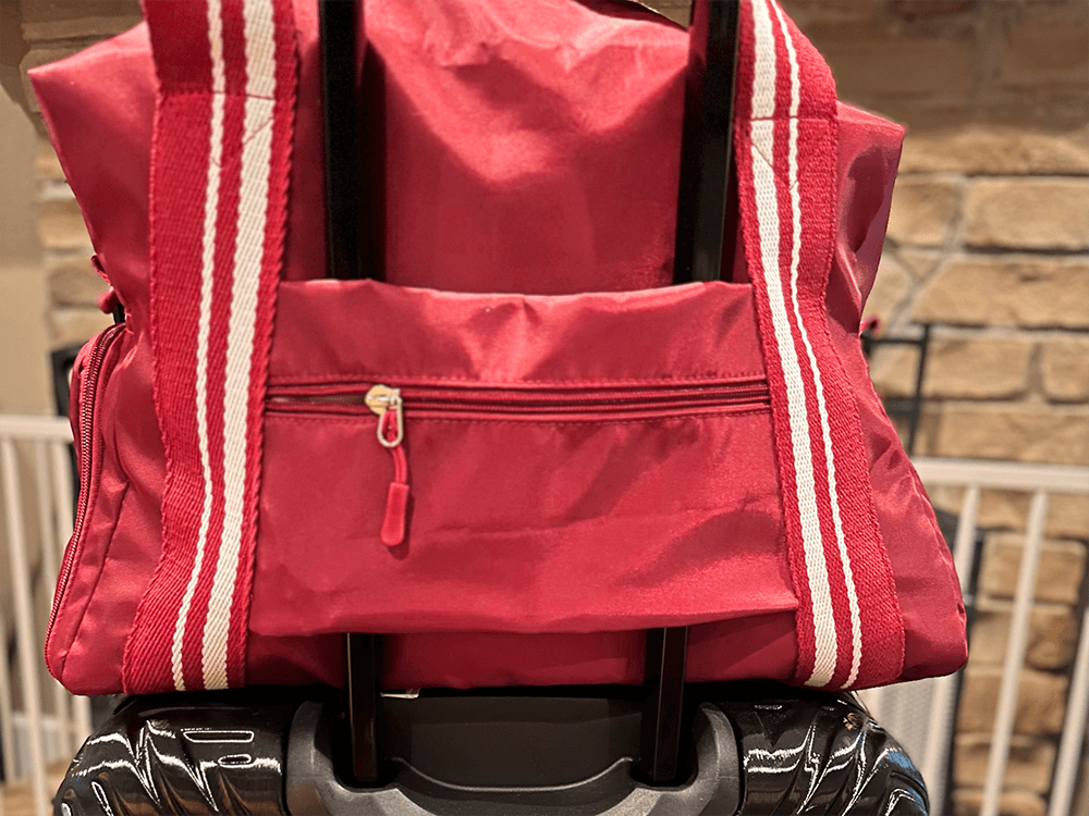 DST Embroidered Travel Shoulder Bag - Simply Greek