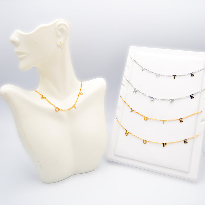 "HOPE" Letter Necklace
