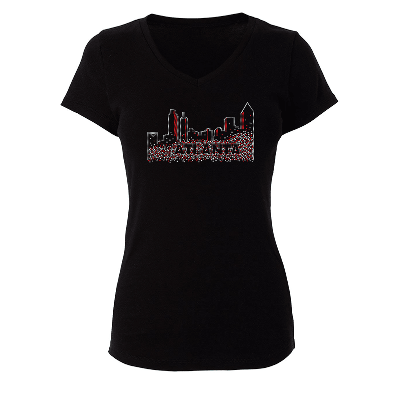 "ATLANTA" Rhinestone Bling Tee - Simply Greek