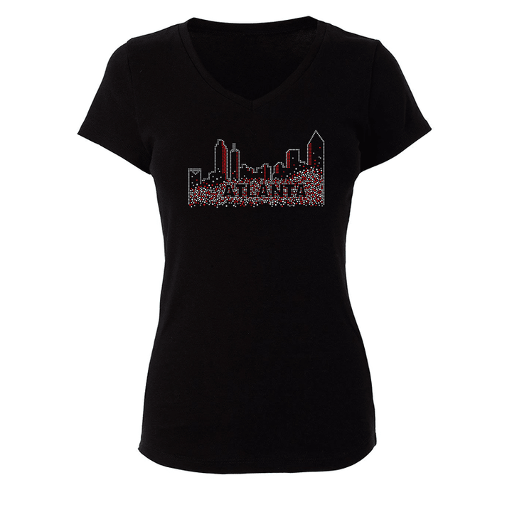 "ATLANTA" Rhinestone Bling Tee - Simply Greek