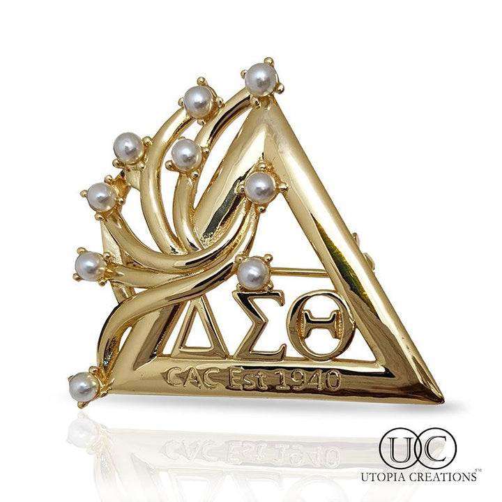 DST Charleston Alumnae Commemorative Chapter Brooch by Utopia Creations