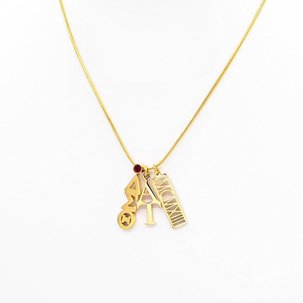 **NEW** DST Lavalier Charm Necklace - Simply Greek