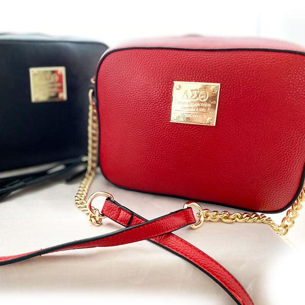 DST Premium Vegan Leather Crossbody w/Chain - UTOPIA CREATIONS | Accessories & Gifts