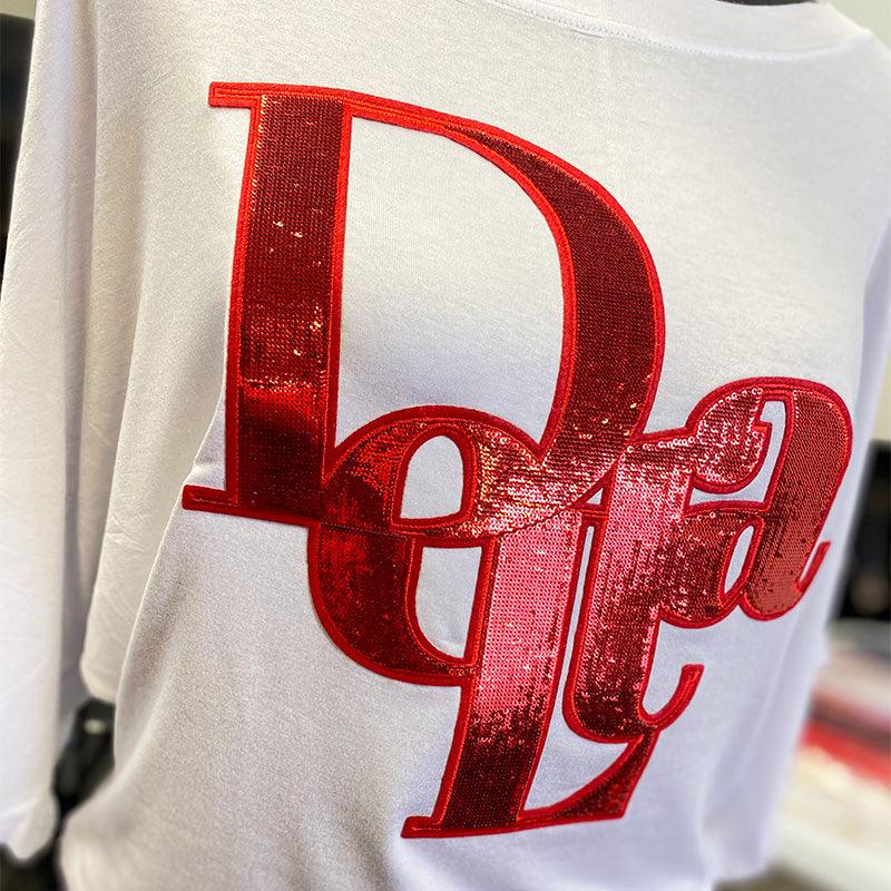 **NEW** DELTA D'OR Sequined Dolman Top - Simply Greek