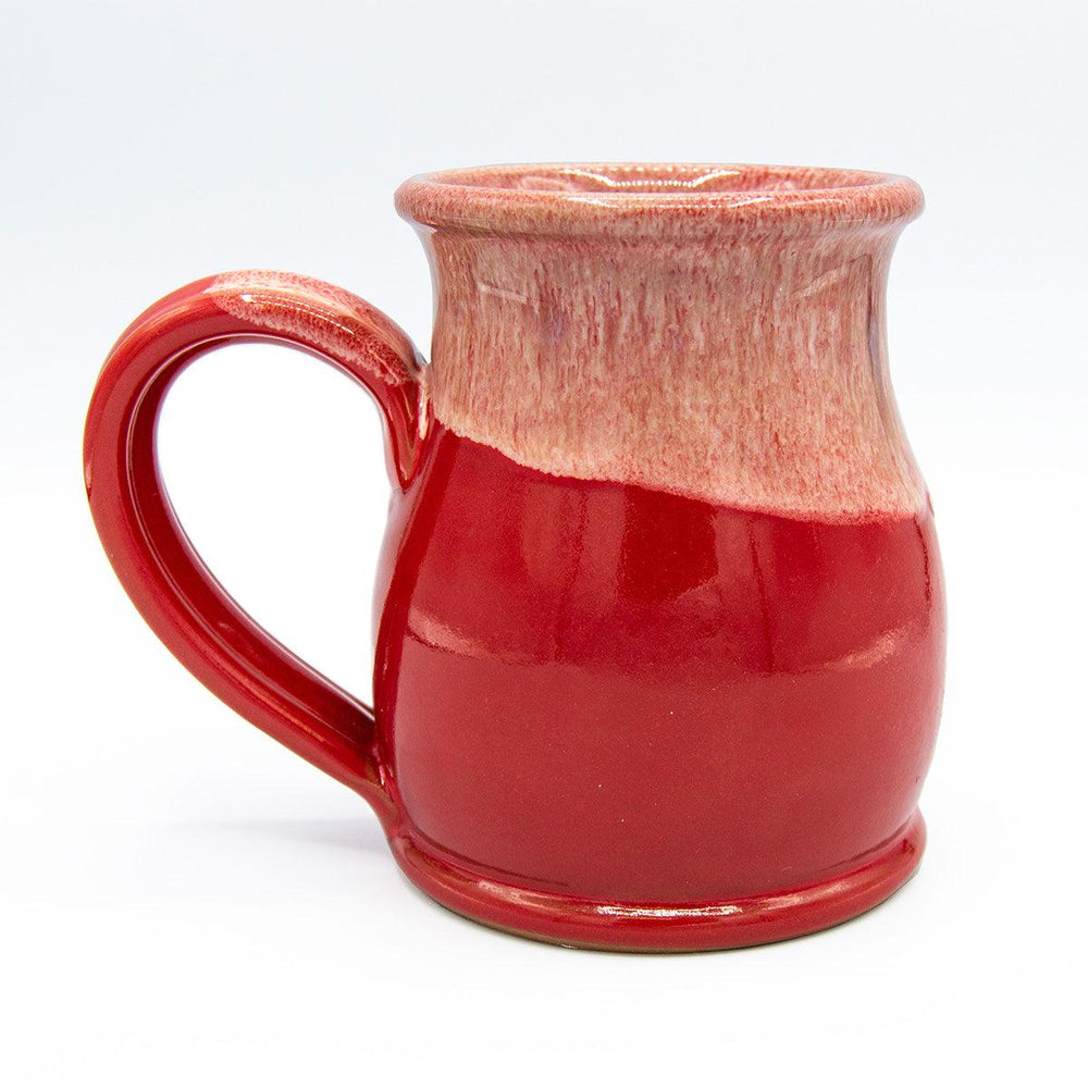 Delta Sigma Theta Tall Belly handmade pottery mug by Deneen Pottery. Exclusively sold at Simply Greek by Utopia Creations. 