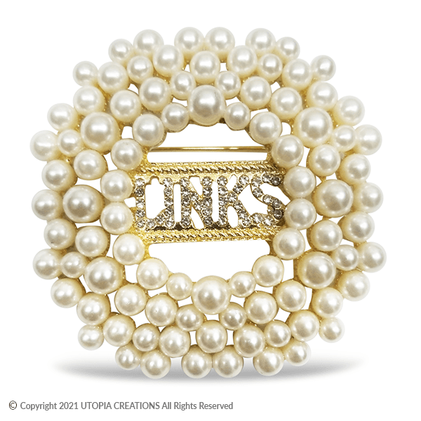 **NEW** Classy LINKS Pearl Brooch - Simply Greek