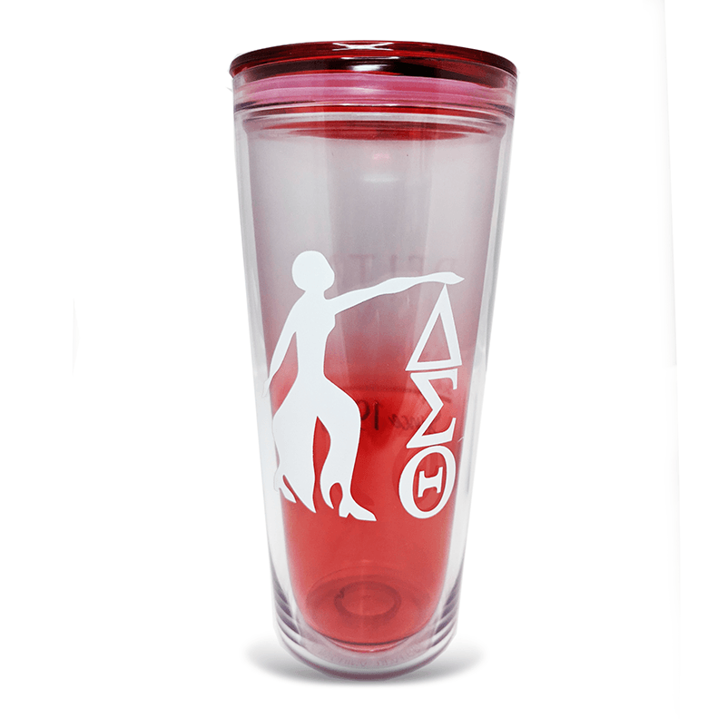 DST Ombré Venti Tumbler w/straw & cleaner - Simply Greek