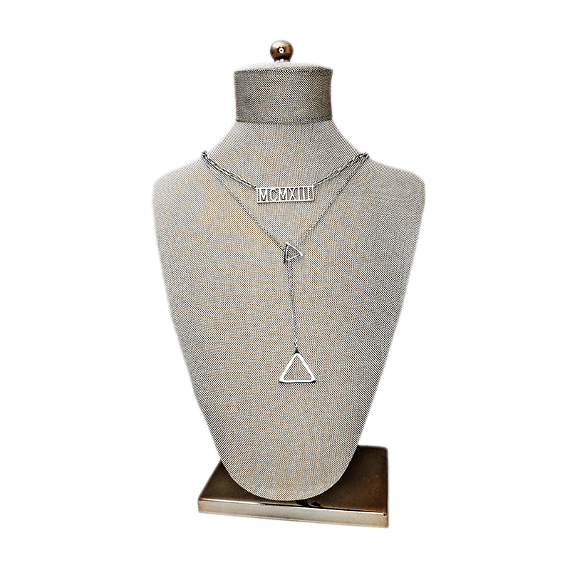 Founding Year Roman Numeral Necklaces (Stainless Steel) - Simply Greek