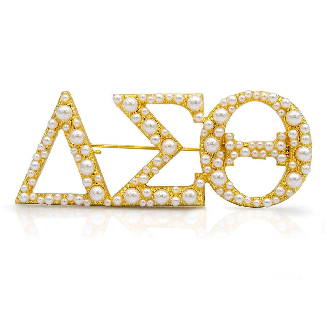 ΔΣΘ Delta Sigma Theta Pearl Brooch by Utopia Creations