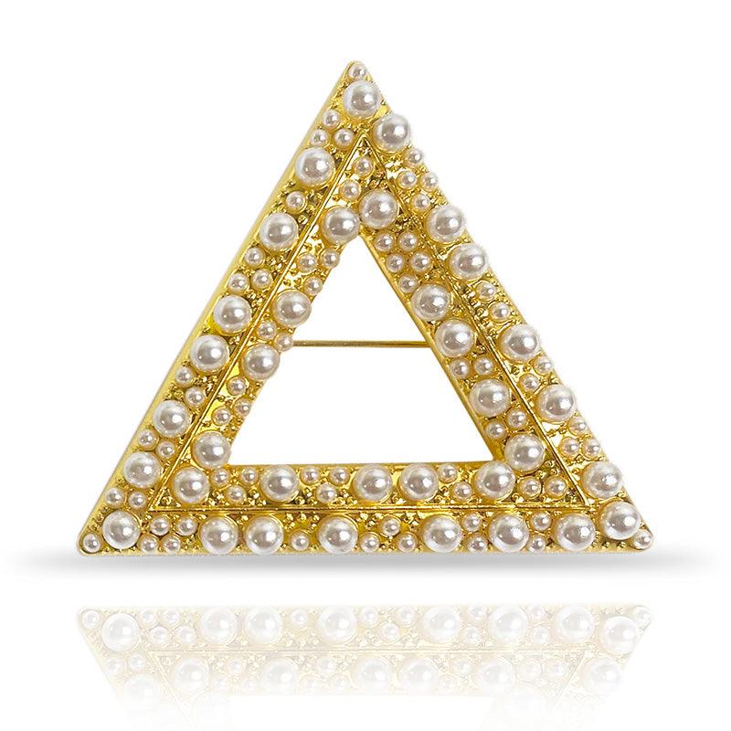 **NEW** The Pearl-Essence Collection Pyramid Brooch - Simply Greek