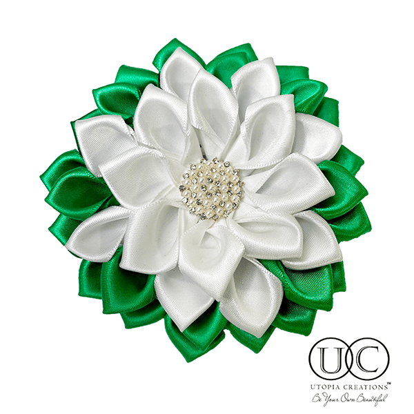 Sorority Ribbon Flower Corsages by Utopia Creations