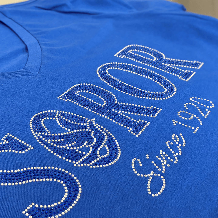 "SOROR" Rhinestone/Bling Tee - Simply Greek