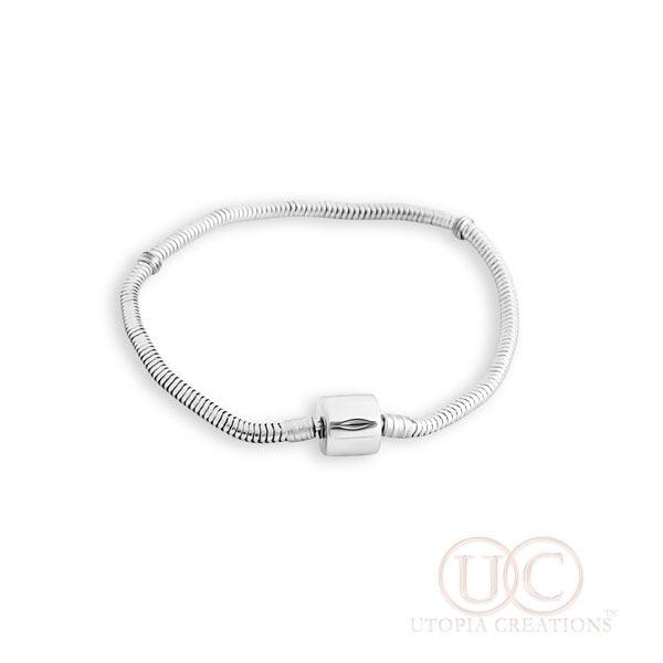 Barrel Clasp Starter Bracelet (Stainless Steel) - UTOPIA CREATIONS | Accessories & Gifts