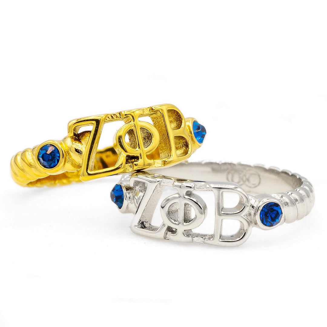 Zeta Phi Beta Stainless Steel Ring by Utopia Creations