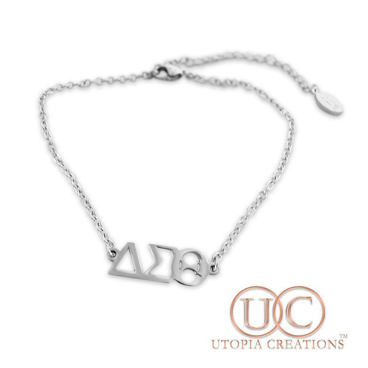 ΔΣΘ Bracelet/Anklet (Stainless Steel) - UTOPIA CREATIONS | Accessories & Gifts