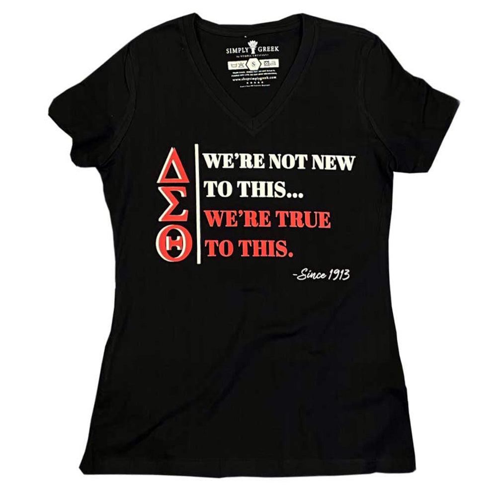 DST "True to This" Ladies Tee - Simply Greek