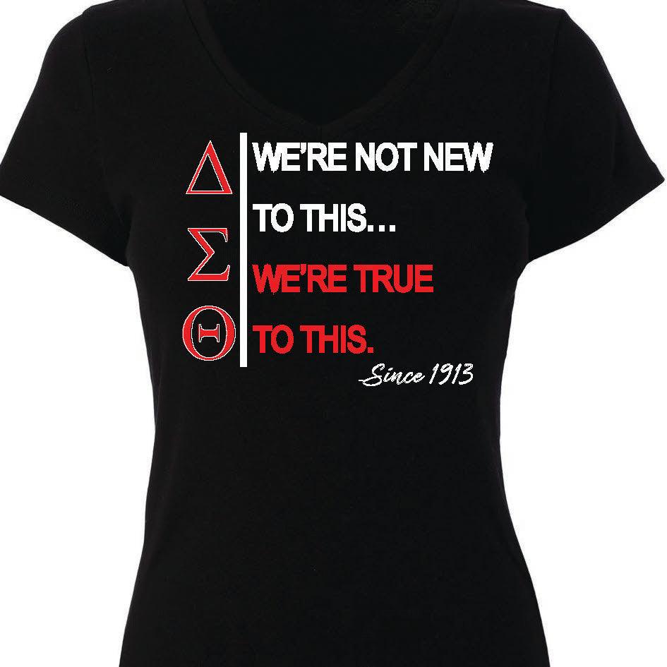 DST "True to This" Ladies Tee - Simply Greek
