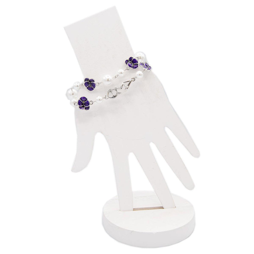 Delta Sigma Theta African violets jewelry by Utopia Creations