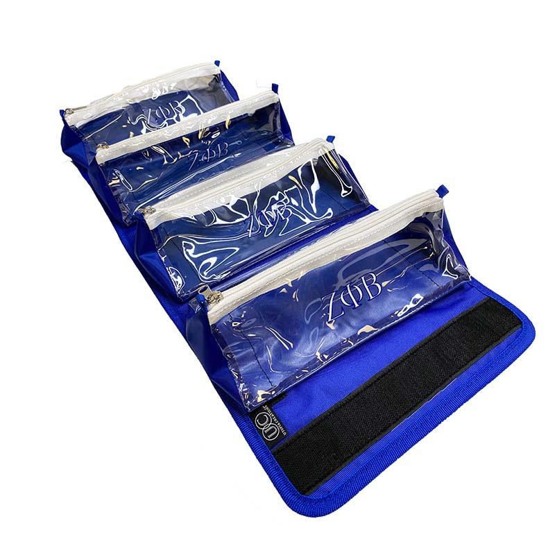 ZPB travel toiletry bag by Utopia Creations with four removable pouches.