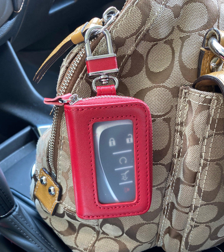 Genuine Leather Universal ΔΣΘ Car Smart Key | Remote Fob Case - UTOPIA CREATIONS | Accessories & Gifts